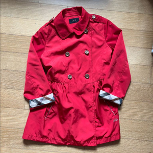 무료배송)여아 150사이즈 닥스 키즈 여아 레드 트렌치코트 이미지