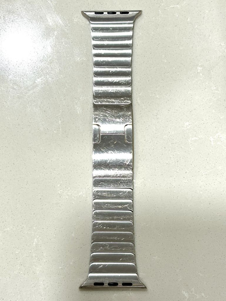 애플워치 링크 브레이슬릿 실버 42mm~49mm 이미지