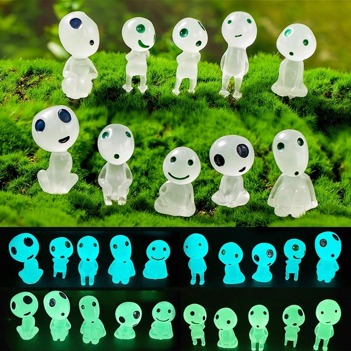 (새상품) 야광 미니어쳐 캐릭터 장식 1개 500원 팔아요 #화분 #테라리움 이미지