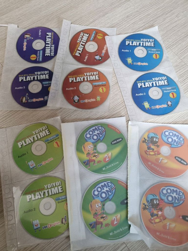 유아 각종 영어 CD DVD 일괄 슈퍼파닉스 요요 플레이타임 잉글리쉬크레용 뮤고 이미지