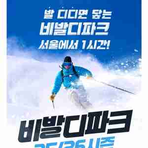 비발디파크 4시간 6시간 리프트권