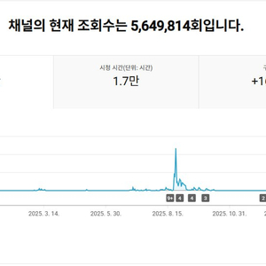 16만명 구독자 유튜브 채널