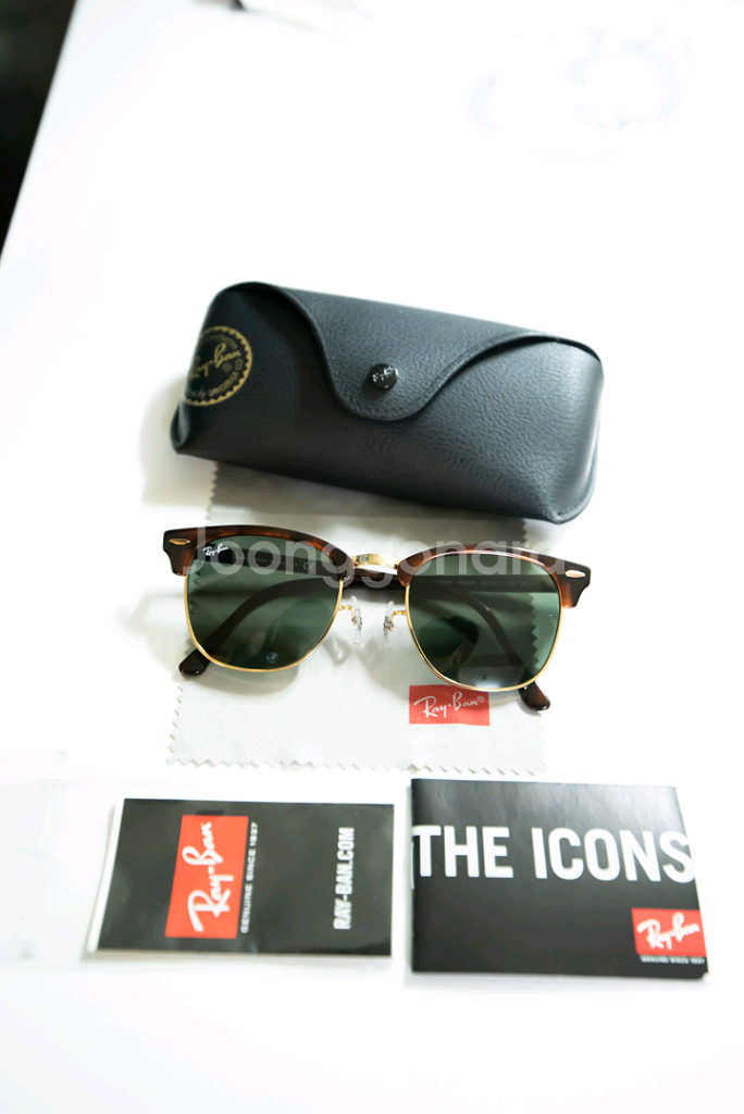 레이벤 클럽마스터 rb3066 51ㅁ21 사이즈 선글라스 팝니다.--1