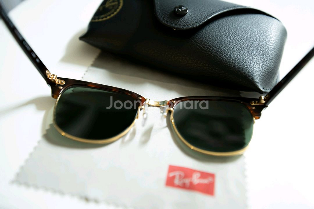 레이벤 클럽마스터 rb3066 51ㅁ21 사이즈 선글라스 팝니다.--3