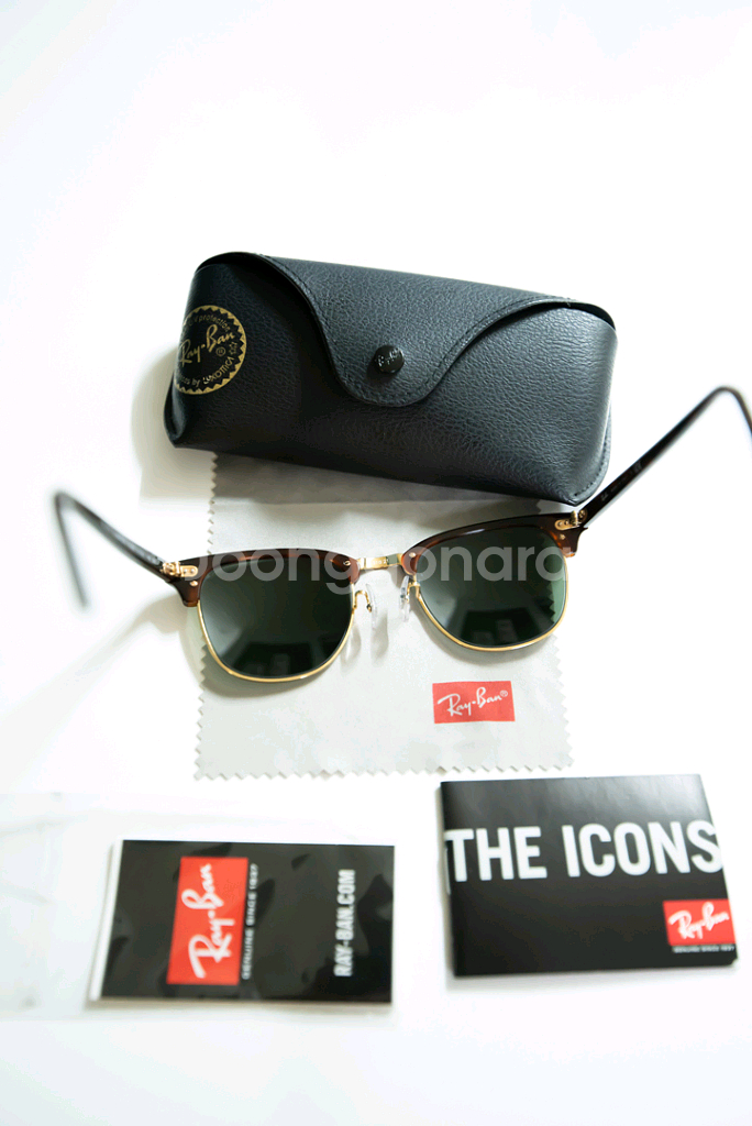 레이벤 클럽마스터 rb3066 51ㅁ21 사이즈 선글라스 팝니다.--4