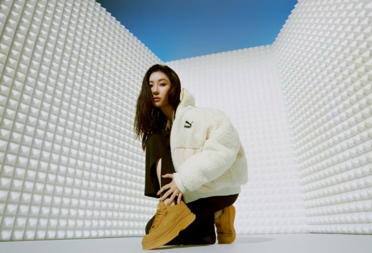 푸마 리버시블 후리스 패딩 S--2