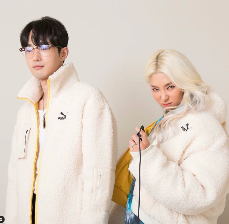 푸마 리버시블 후리스 패딩 S--4