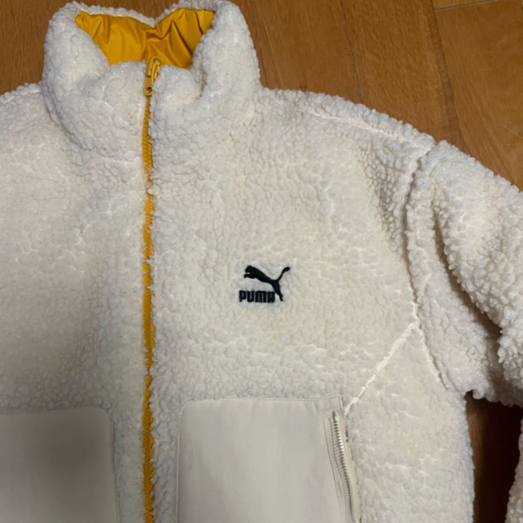 푸마 리버시블 후리스 패딩 S--7