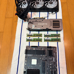 조립식 컴퓨터 부품 정리합니다. //라이젠9 5950X // RTX3060 TI // 삼성 RAM 16gb 등