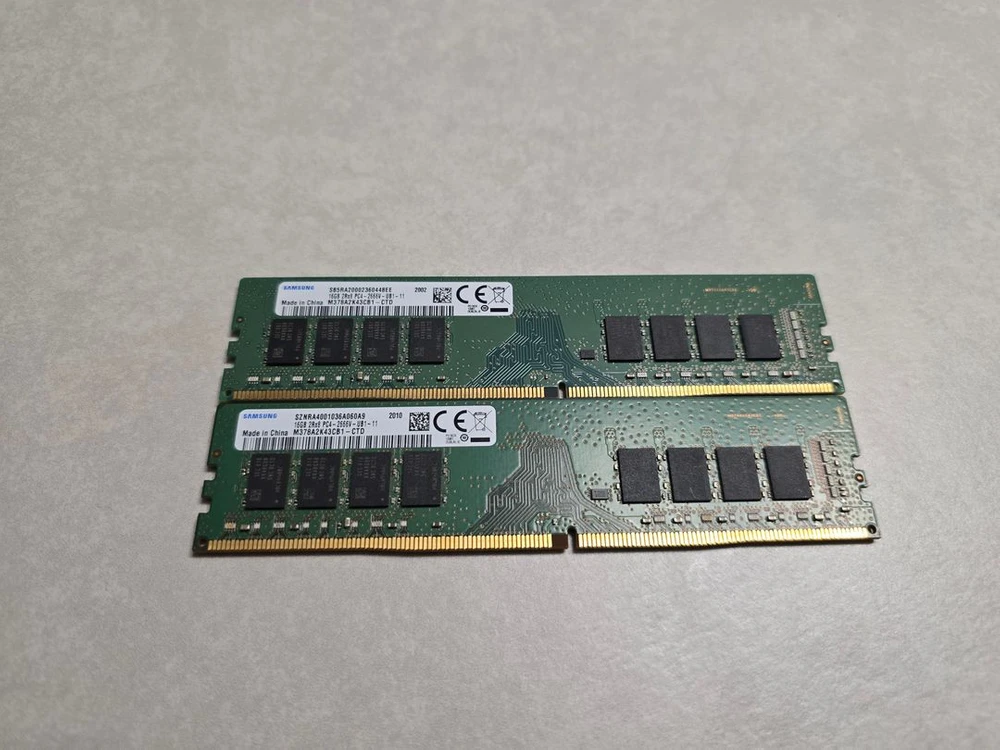 DDR4(PC4-21300) 16GB RAM 램 메모리 2개 팝니다 이미지