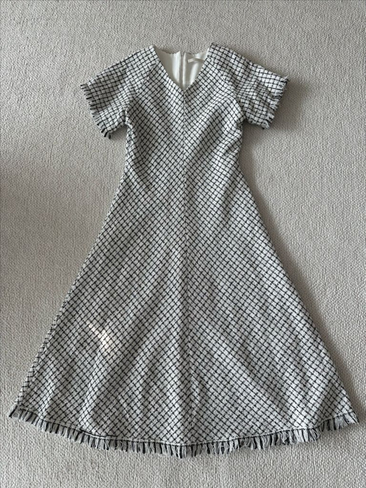 글로우앤님프 트위드 롱 원피스--7