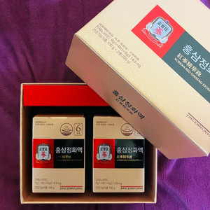 홍삼정화액선물세트(100g2병) 드립니다[미개봉]