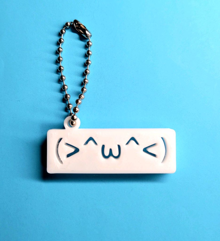 스마일 이모티콘 키링 키체인 이미지