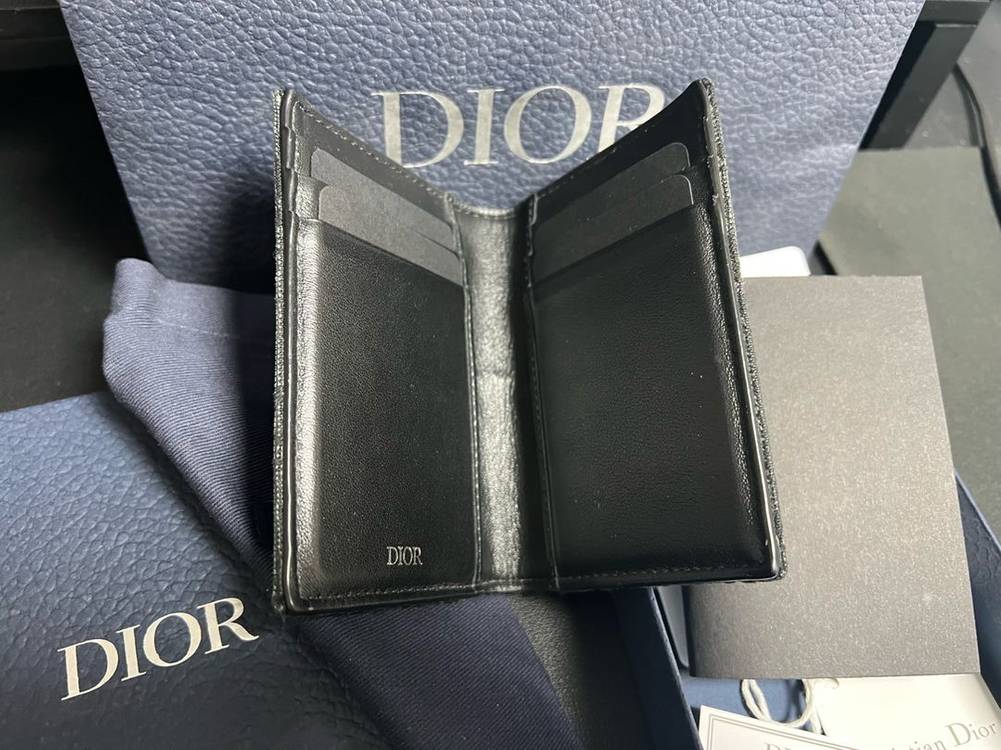 디올 오블리크 오거나이저 지갑 명함 카드 이미지