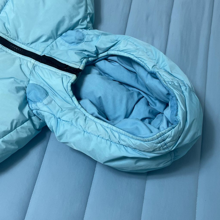 스톤아일랜드 크링클렙스 후드 패딩--2