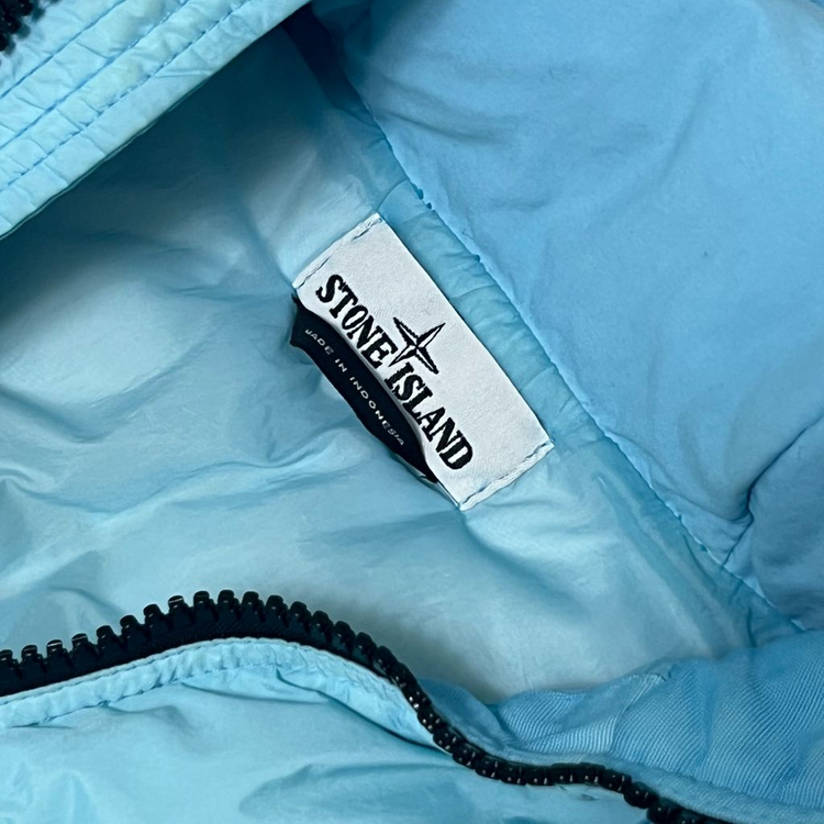 스톤아일랜드 크링클렙스 후드 패딩--3