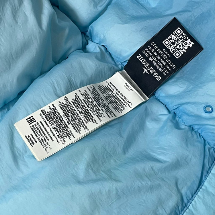 스톤아일랜드 크링클렙스 후드 패딩--7