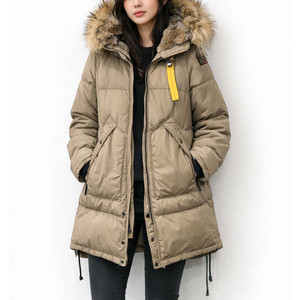 파라점퍼스 여성 아이보리 롱 베어 마스터피스 다운 재킷 PWJCKMA33(S) 이미지