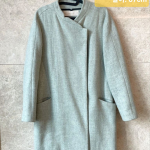 자라 민트 트위드 자켓 코트 xs