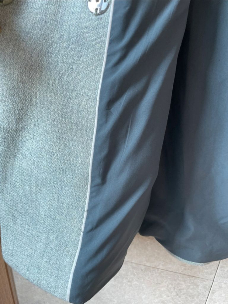 자라 민트 트위드 자켓 코트 xs--5