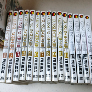 건슬링거걸 전권(1-15권)