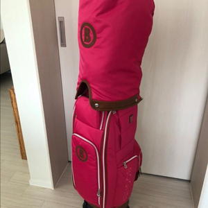 보그너 핑크색 골프 캐디백과 혼마, 핑 골프채 풀세트