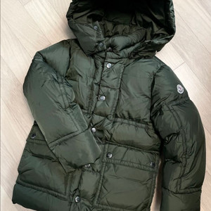 몽클레어 키즈 카키 패딩 점퍼 자켓 6y