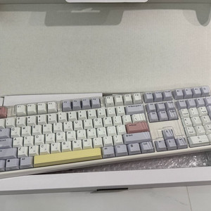 한성 무접점 키보드 GK989B 퍼플하트 35g 풀배열 이미지