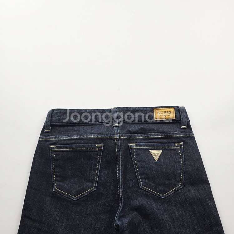 게스 청바지 약스판 진청 데님 사이즈25 R3909--2