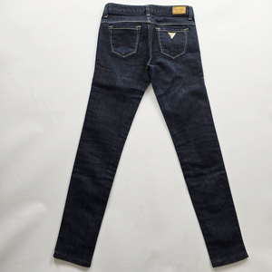 게스 청바지 약스판 진청 데님 사이즈25 R3909
