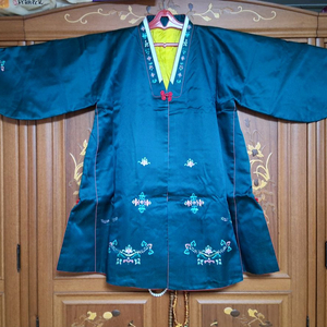 여성 한복 두루마기.목도리.한복가방 세트