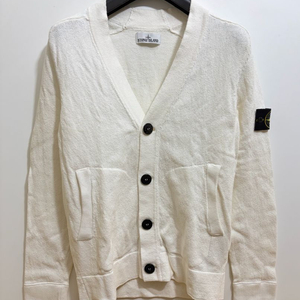 스톤아일랜드 정품 아이보리 가디건 100