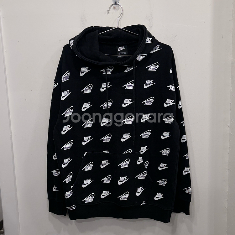나이키 올드스쿨 에센셜 프린트 풀오버 후드티--1
