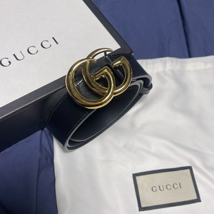 구찌 GG 마몽 레더 벨트 85cm