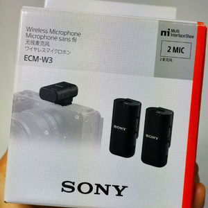 소니 무선 마이크 ecm-w3