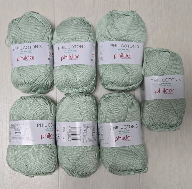 필코튼 3 면사 7타래 뜨개실--0