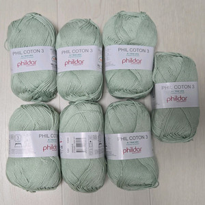 필코튼 3 면사 7타래 뜨개실