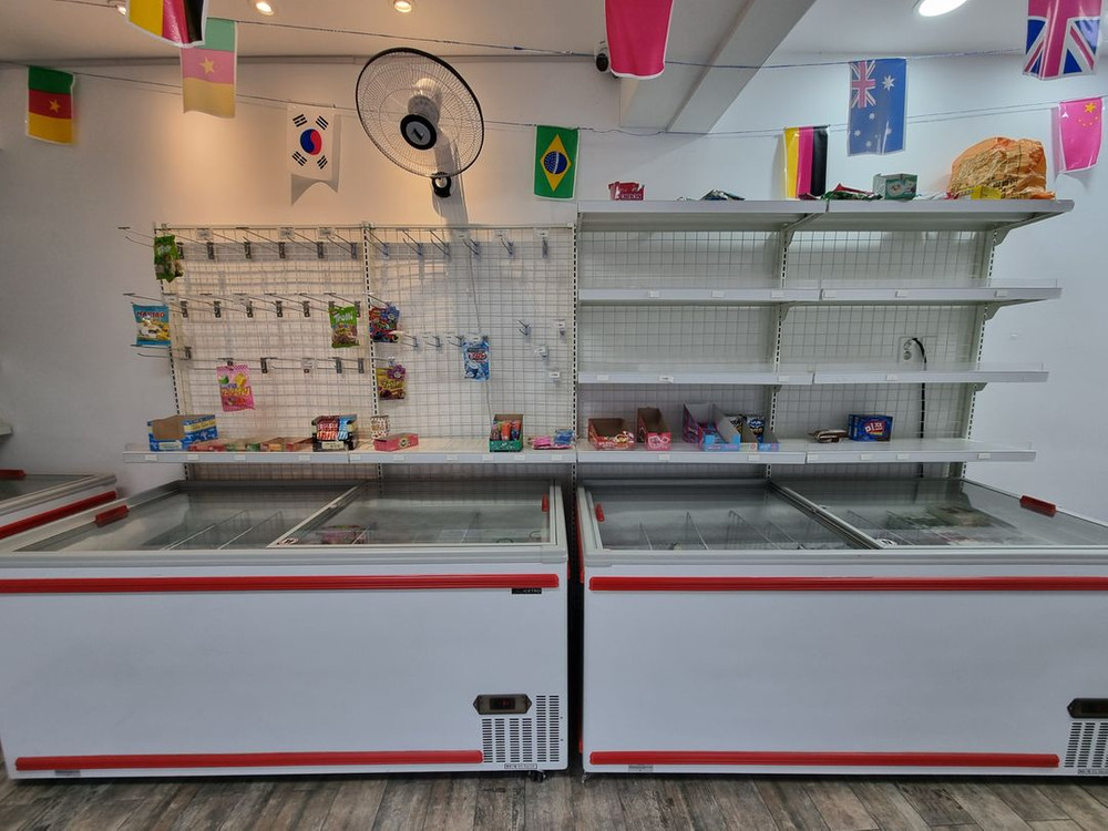 아이스크림진열대 선반 앵글 / 선풍기 / 냉장고쇼케이스--1