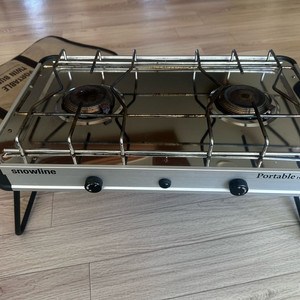 스노우라인 포터블 트윈 버너 캠핑 낚시
