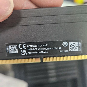 마이크론 Crucial DDR5 Pro 16GB 5600MHz 데스크탑 램(방열판 유)