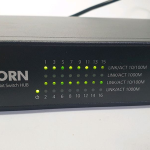 UNICORN 16포트 기가 스위칭허브5G-1016GIGA