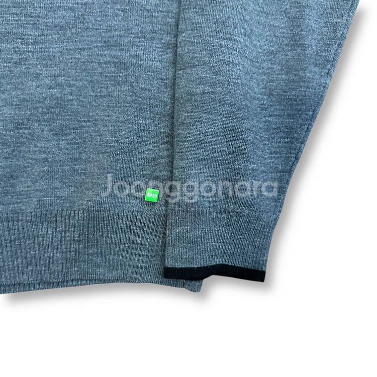 휴고보스 반집업 니트--2