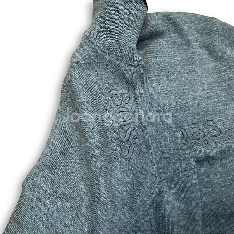 휴고보스 반집업 니트--3