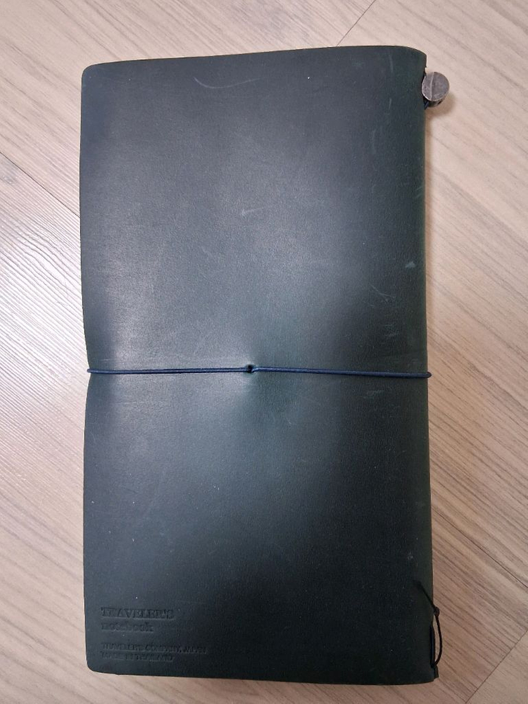 트래블러스 오리지널 암녹색/블랙//패스포트 사이즈 블랙(가격내림)--3