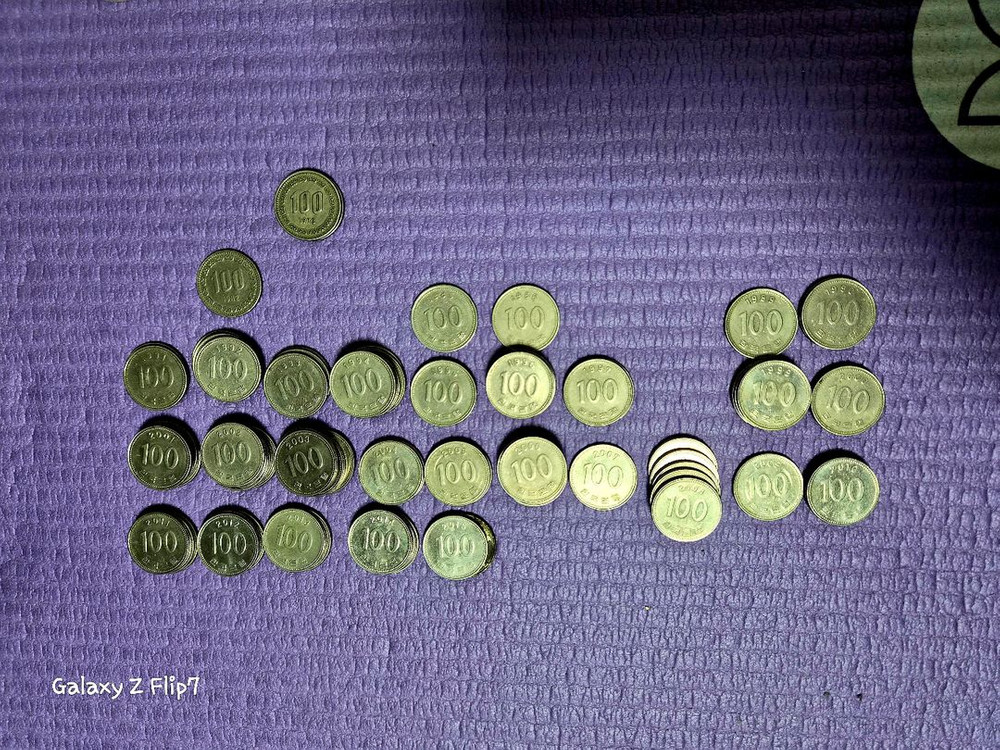 희귀동전 100원 500원짜리 이미지