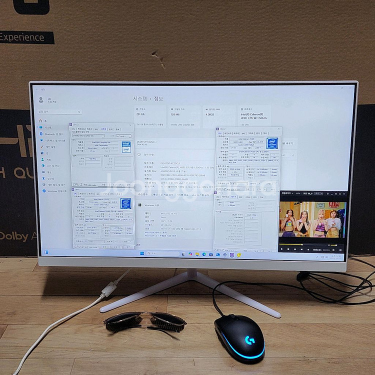 택배가능 대구24인치 일체형pc 일체형컴퓨터 올인원PC A238ir24--1