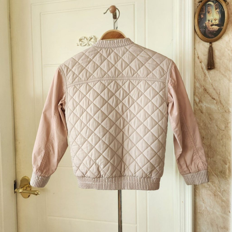 (130호) 9y 닥스 키즈 퀼팅 누빔 집업자켓--2