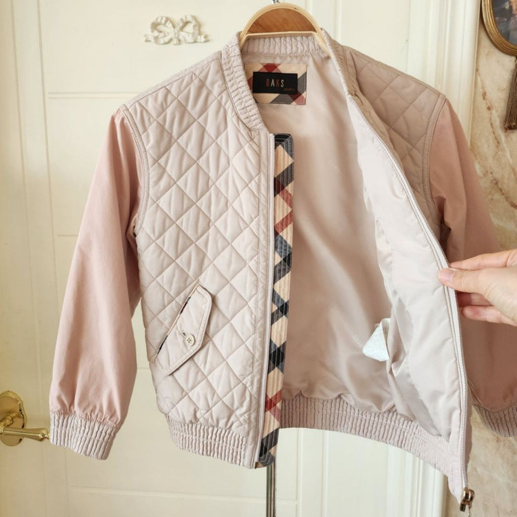 (130호) 9y 닥스 키즈 퀼팅 누빔 집업자켓--3