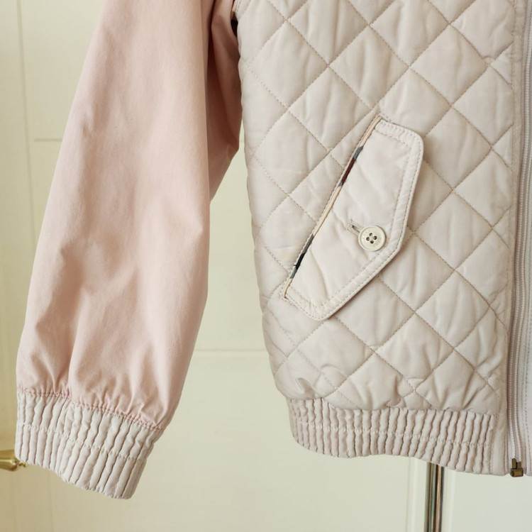 (130호) 9y 닥스 키즈 퀼팅 누빔 집업자켓--5