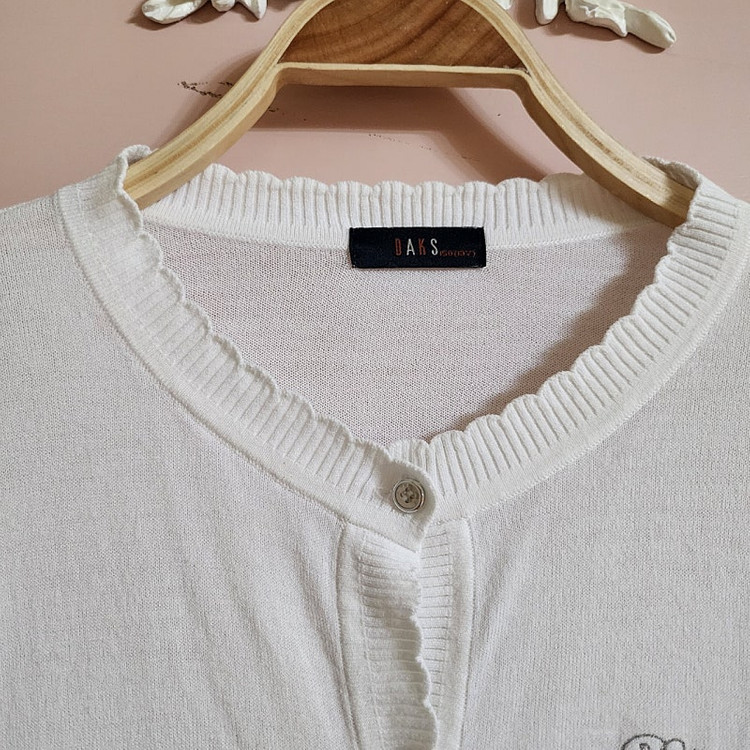 (150호) 13y 닥스 키즈 레이스 가디건 / 아동 주니어 여아 빈폴 타미 폴로 헤지스--5